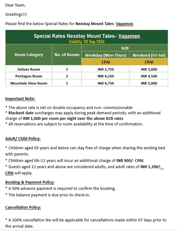 Nexstay Mount Tales Vagamon in Vagamon